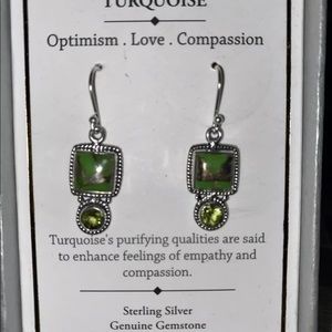 Shivam made in India Turq/Sterling/Gemstone NIB